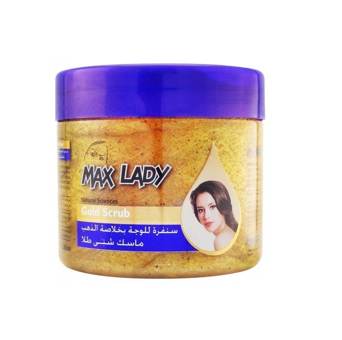 اسکراب شنی طلا مکس لیدی لایه بردار ملایم