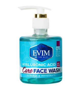 فیس واش هیالورونیک اسید EVIM  مناسب پوست خشک( حجم ۲۵۰ میلی لیتر)