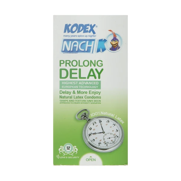 کاندوم کدکس مدل Prolong Delay بسته ۱۲ عددی
