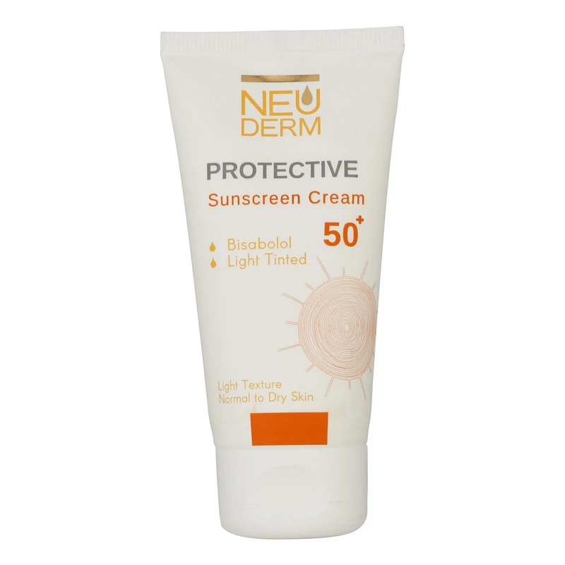 کرم ضدافتاب بی رنگ نئودرم مناسب پوست نرمال و خشک SPF50