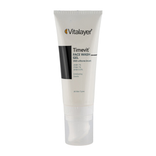 ژل شستشو ویتالایر مدل لایه بردار ضعیف TimeVit حجم ۲۰۰ میلی لیتر
